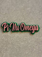 Chapter name pins