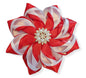 Red and White corsage