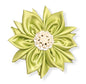 Green Floral Ribbon Flower