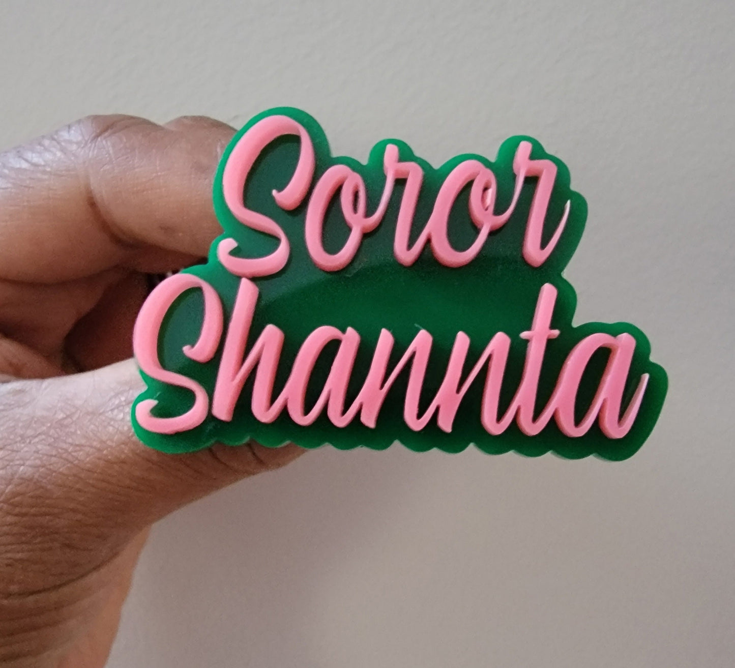 Soror Name pin