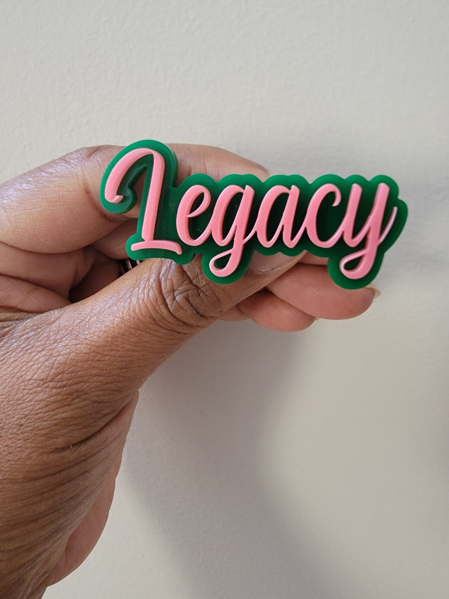 Legacy pin - Pink and Green